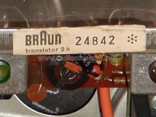 Transistor 2K; Braun; Frankfurt (ID = 2561035) Radio