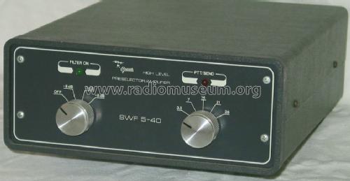 High Level Preselector Amplifier SWF 5-40; Braun, Karl; (ID = 275905) Amateur-D