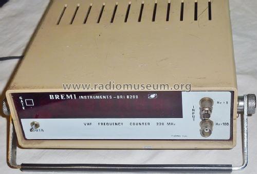 VHF Frequency Counter 220 MHz BRI 8200; Bremi Elettronica; (ID = 1852334) Equipment