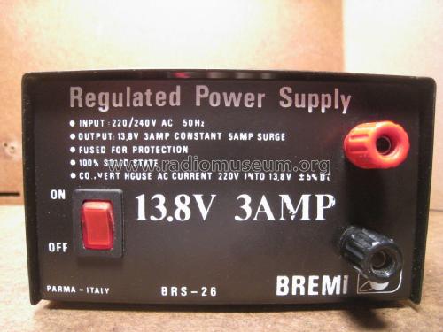 Regulated Power Supply BRS-26; Bremi Elettronica; (ID = 2117208) Power-S