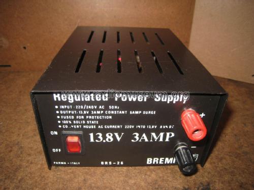 Regulated Power Supply BRS-26; Bremi Elettronica; (ID = 2117209) A-courant