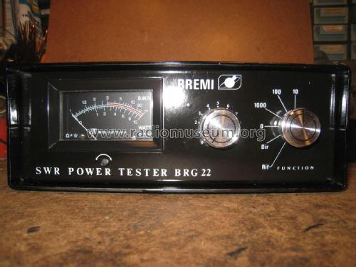 SWR Power Tester BRG 22; Bremi Elettronica; (ID = 2015421) Amateur-D