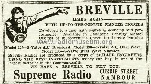 Century 129; Breville; Sydney (ID = 2978676) Radio