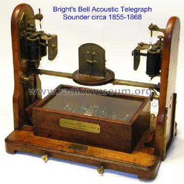 Bright's Bell Acoustic Telegraph ; Bright, Charles; (ID = 1263673) Morse+TTY