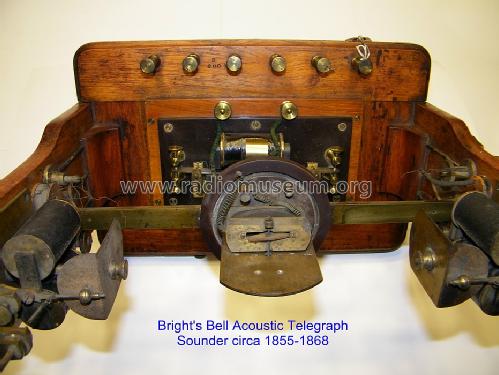 Bright's Bell Acoustic Telegraph ; Bright, Charles; (ID = 1263679) Morse+TTY