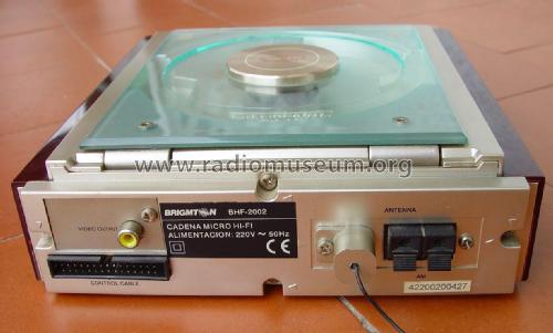 Tuner/VCD Player BHF-2002; Brigmton; Bilbao (ID = 2418575) Radio