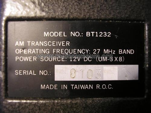 Transceiver 27 MHz BT-1232; Brilliant; where? (ID = 2100553) Citizen