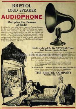 Audiophone Sr. ; Bristol Co., The; (ID = 1247263) Lautspr.-K