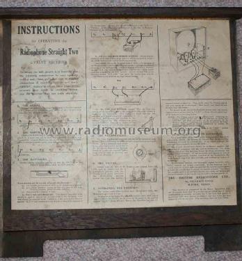 Straight Two ; British Radiophone, (ID = 1394509) Radio