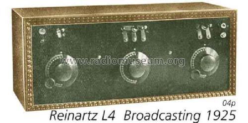 Reinartz L4; Broadcasting Radio- (ID = 1462) Radio