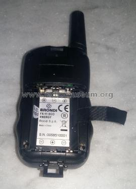 Ricetrasmittente Privata - Private Mobile Radio FX-11 Eco Energy / PMR 446; Brondi Telefonia S.P (ID = 2783088) Commercial TRX
