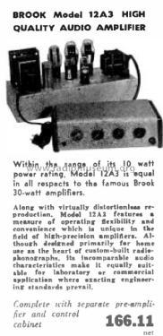 12A3 ; Brook Electronics (ID = 1797045) Ampl/Mixer