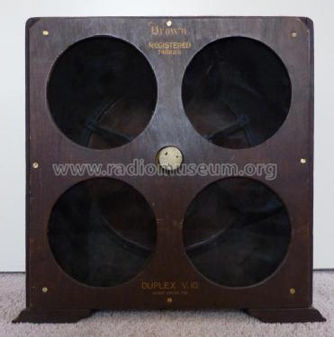 Duplex V10 Loudspeaker; Brown S. G. Ltd.; (ID = 698807) Speaker-P