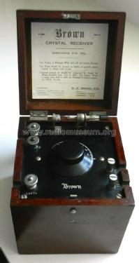 Brown Crystal Receiver ; Brown S. G. Ltd.; (ID = 2399123) Cristallo