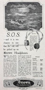 Headphones A; Brown S. G. Ltd.; (ID = 2103983) Parlante