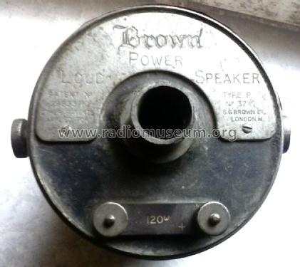Power Loud Speaker Type P; Brown S. G. Ltd.; (ID = 2076082) Speaker-P