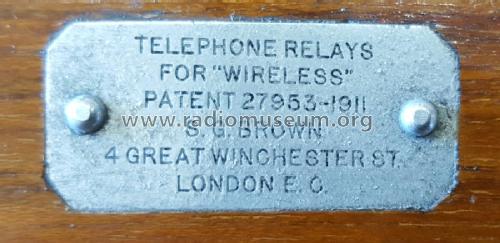 Telephone Relays ; Brown S. G. Ltd.; (ID = 2389724) Verst/Mix