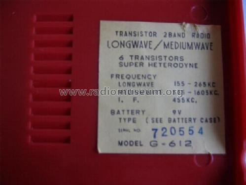 Browni 2 Band Transistor 6 G - 612; CBC Charles Brown (ID = 680953) Radio