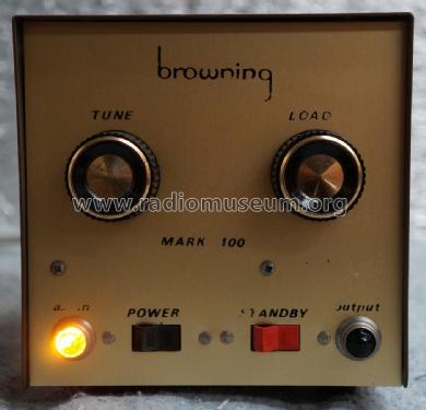Linear Amplifier Mark 100; Browning (ID = 1879733) Citizen