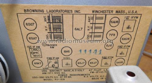 RJ-12B Tuner; Browning (ID = 2368473) Radio