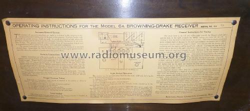 6A; Browning-Drake Corp. (ID = 1586731) Radio