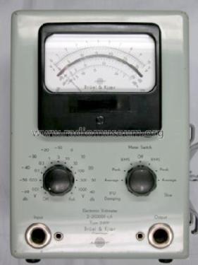 Electronic Voltmeter 2409; Brüel & Kjær; Nærum (ID = 307444) Equipment