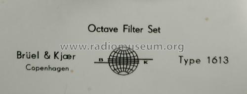 Octave Filter Set 1613; Brüel & Kjær; Nærum (ID = 2071396) Equipment