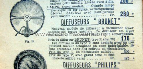 Diffuseur Type R, No. 2048; Brunet & Cie, Éts. (ID = 2185192) Parleur