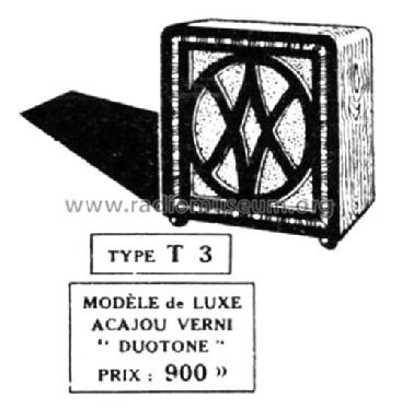 Diffuseur Duotone Type T3; Brunet & Cie, Éts. (ID = 1477914) Speaker-P