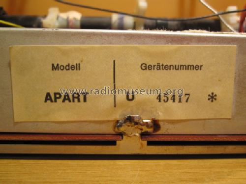 Apart 74 ; Bruns; Hamburg (ID = 1705557) Radio