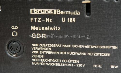 Bermuda ; Bruns; Hamburg (ID = 2162578) Radio