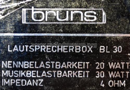 BL30; Bruns; Hamburg (ID = 657571) Lautspr.-K