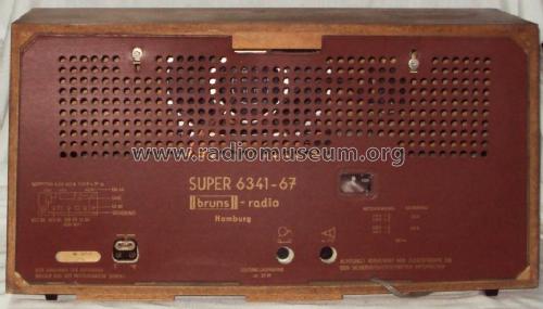 Super 6341-67; Bruns; Hamburg (ID = 1398100) Radio