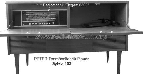 Sylvia 103 Ch= Elegant 6390; Bruns; Hamburg (ID = 1700550) Radio