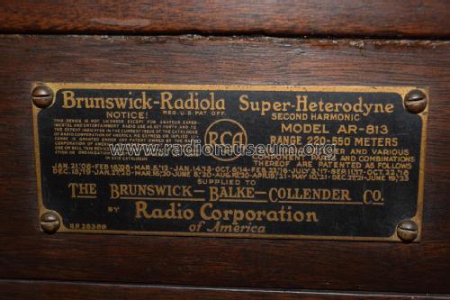 Hudson 260 ch= Radiola Superheterodyne AR-813; Brunswick-Balke- (ID = 1888782) Radio