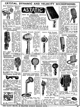 Spherical Crystal Microphone BR2S; Brush Development Co (ID = 1339608) Microphone/PU