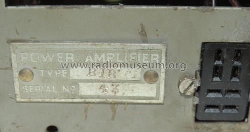 Power Amplifier B1B; BTH B.T.H., British (ID = 2738883) Ampl/Mixer