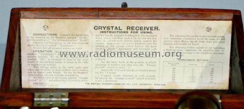 Type C Form A Radiola Form A; BTH B.T.H., British (ID = 1774790) Crystal