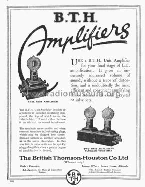 Unit Amplifier ; BTH B.T.H., British (ID = 2466417) Ampl/Mixer