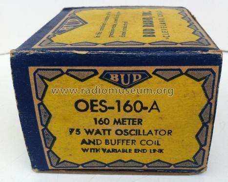 160 Meter Oscillator and Buffer Coil OES-160-A; Bud Radio Inc.; (ID = 2176645) Radio part