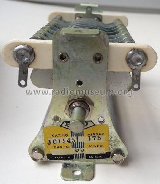 Single Junior Transmitting Condenser JC-1545; Bud Radio Inc.; (ID = 1771457) Radio part