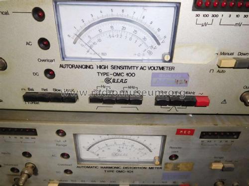 AC Voltmeter OMC-100; BEAG - Budapesti (ID = 2207778) Equipment