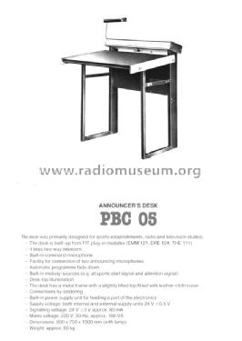 Announcer's Desk PBC 05; BEAG - Budapesti (ID = 1615775) Ampl/Mixer