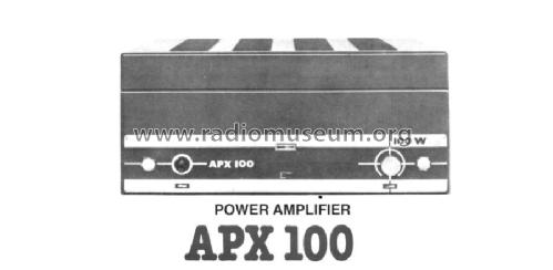 Power Amplifier APX-100; BEAG - Budapesti (ID = 1615839) Ampl/Mixer