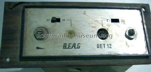 Audio Amplifier AET12; BEAG - Budapesti (ID = 1681618) Ampl/Mixer