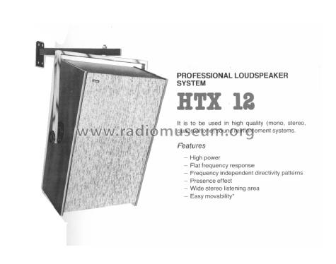 Audio Box HTX-12; BEAG - Budapesti (ID = 1615297) Lautspr.-K