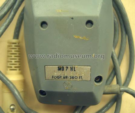 Dinamyc Mikrofon MD 7 HL; BEAG - Budapesti (ID = 1975039) Microphone/PU