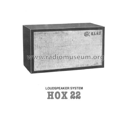 Hi-Fi Box HOX-22; BEAG - Budapesti (ID = 1615218) Speaker-P