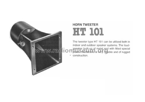 Horn Tweeter HT-101; BEAG - Budapesti (ID = 1615244) Speaker-P