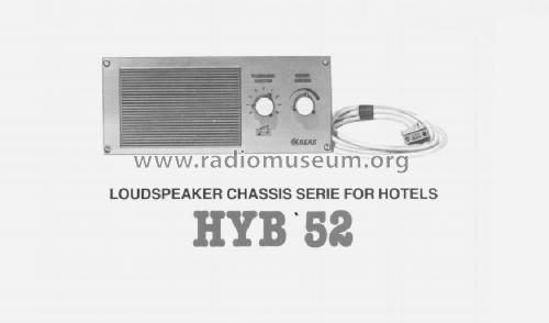 Loudspeaker Chassis for Hotel HYB-52; BEAG - Budapesti (ID = 1615351) Speaker-P